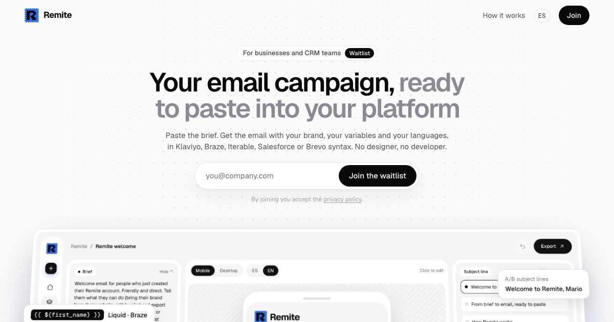 I built a tool that tells you which emails your SaaS needs (and creates them)